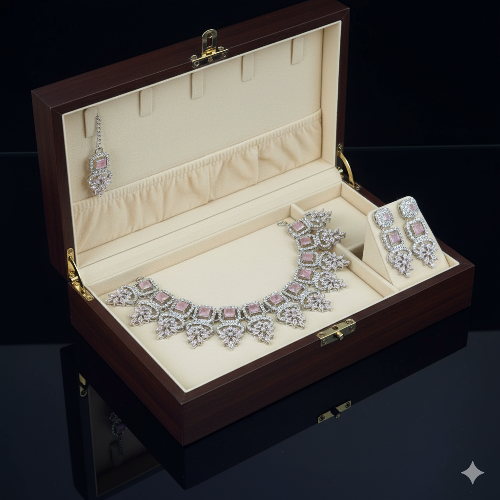 Kundan Style Necklace Set