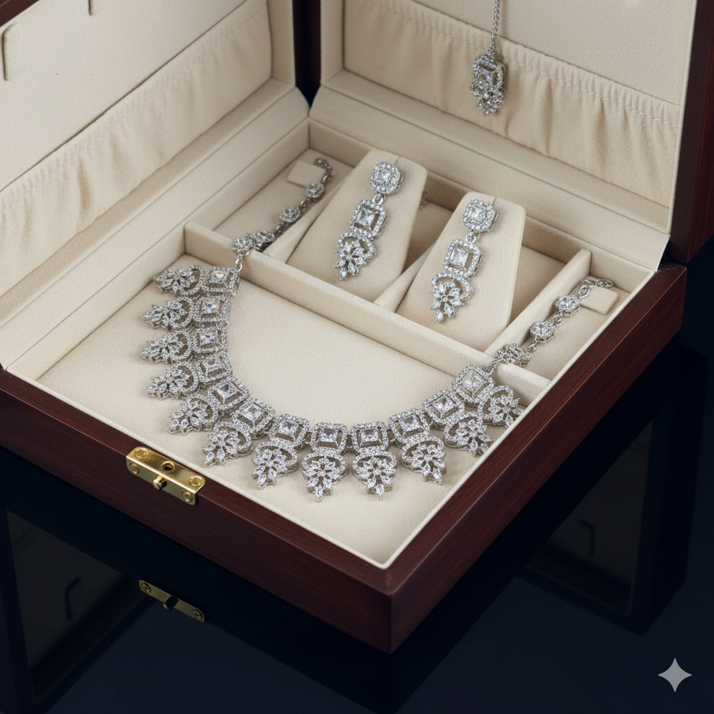 Kundan Style Necklace Set