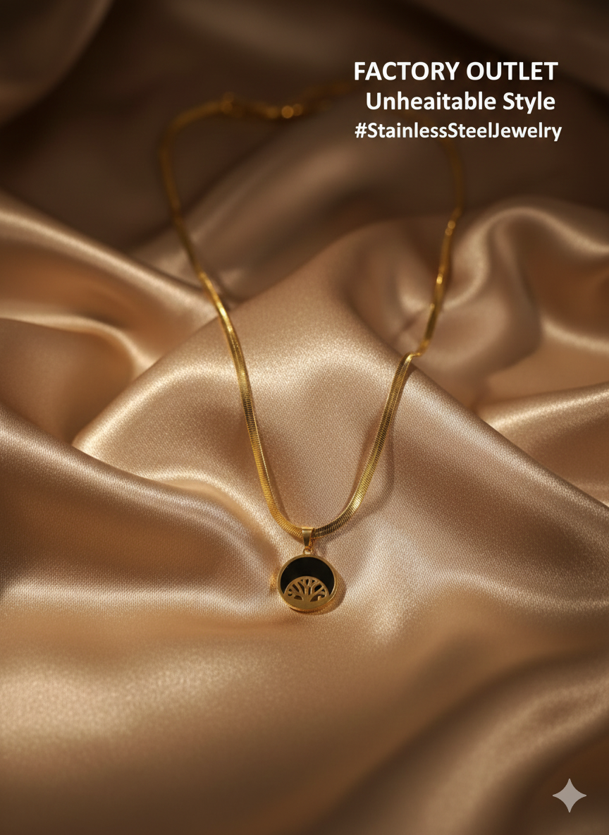 Unheaitable Style Stainless Steel Style Locket Set