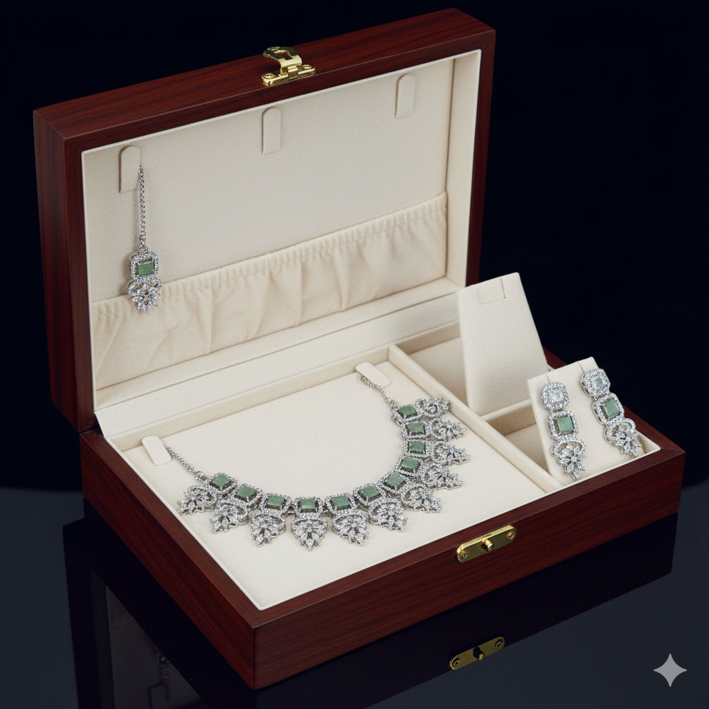 Kundan Style Necklace Set