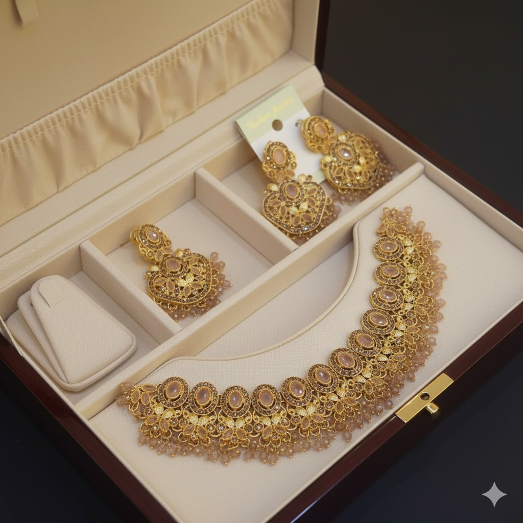 The Garden Jewel Collection: Vivid Red & Emerald Accessories