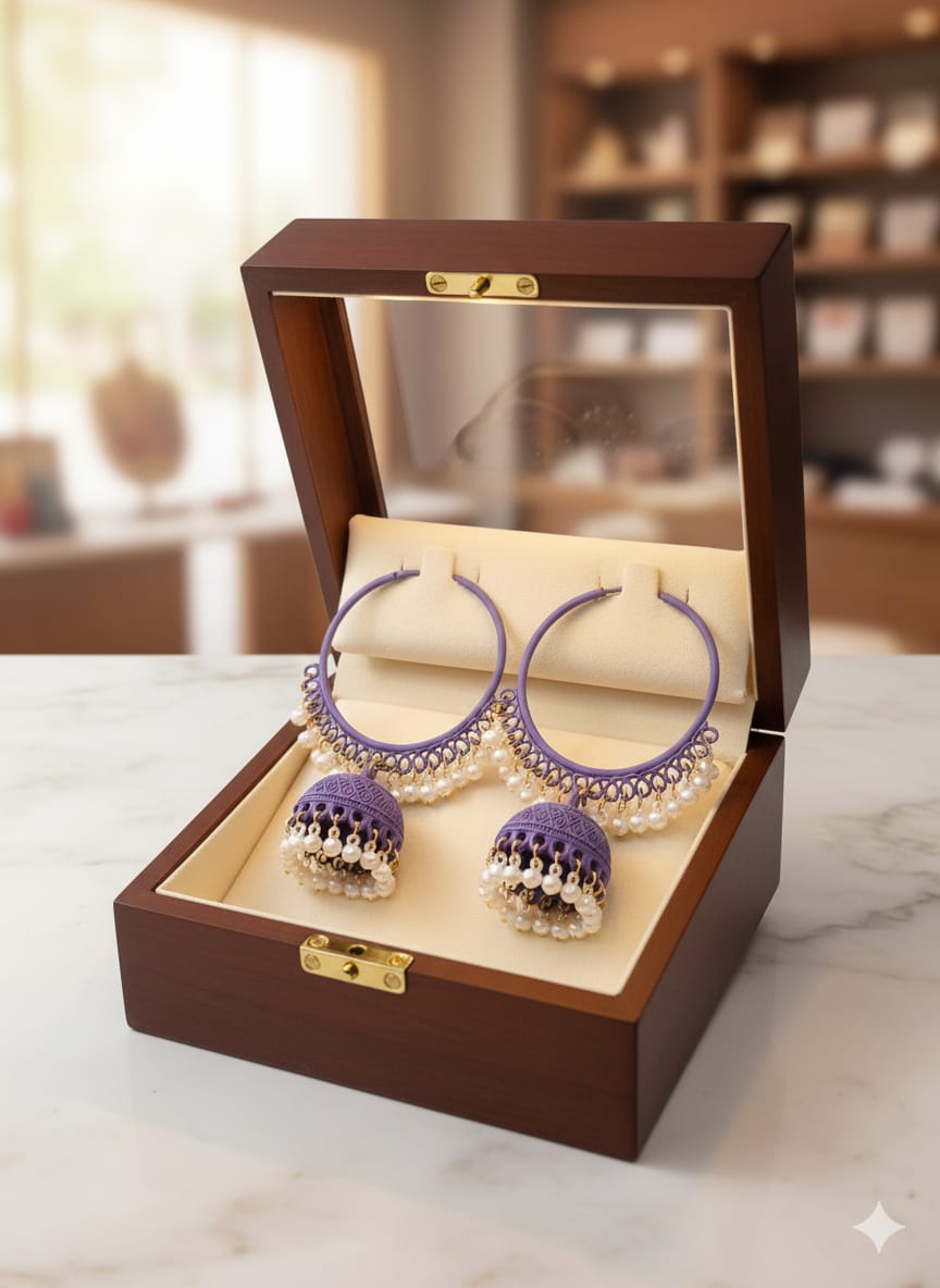 Fusion Jhumka Hoops Collection